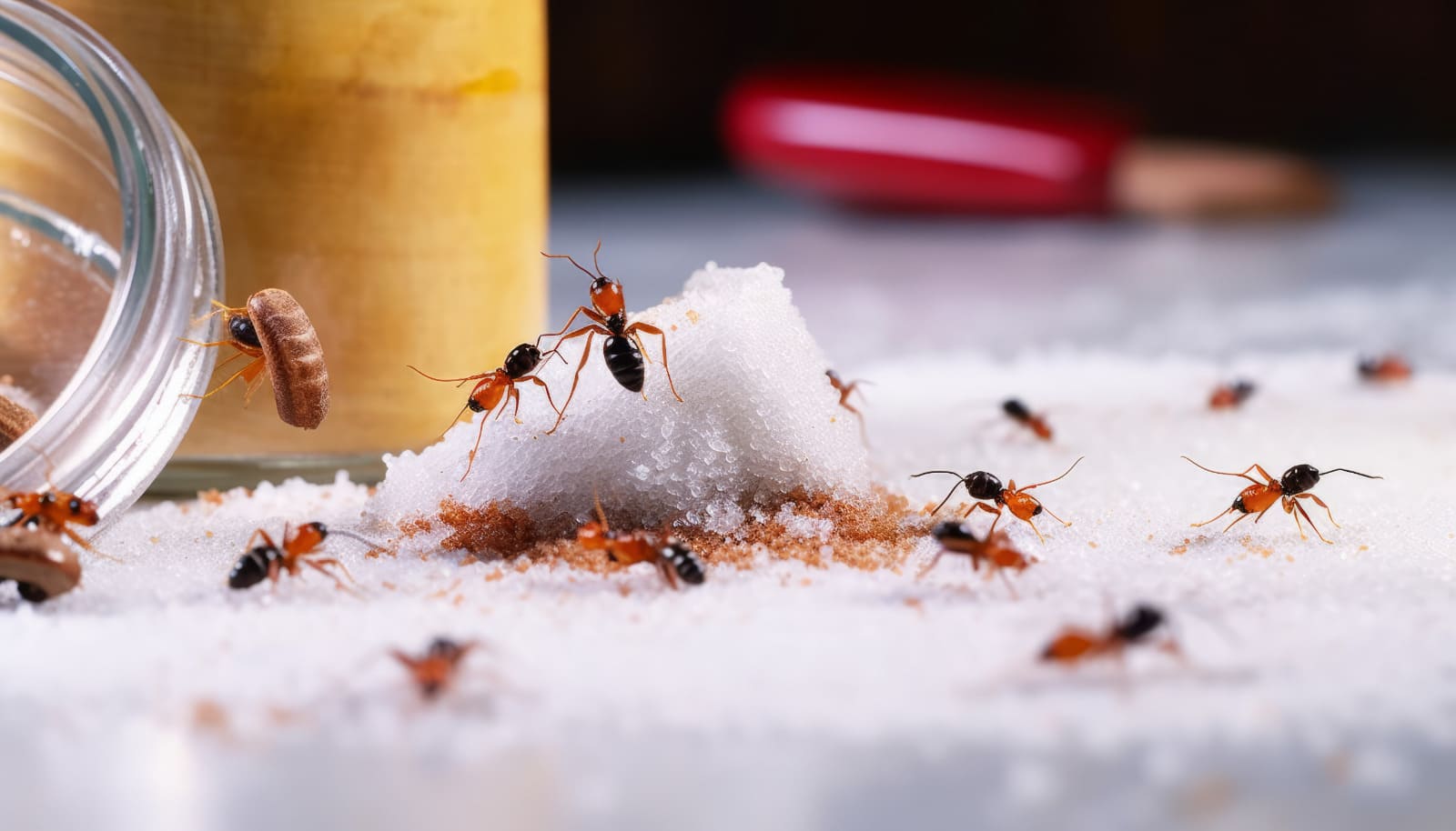 come eliminare formiche